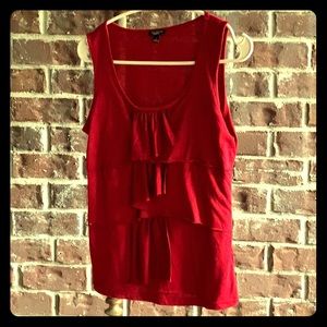 Red cotton tank